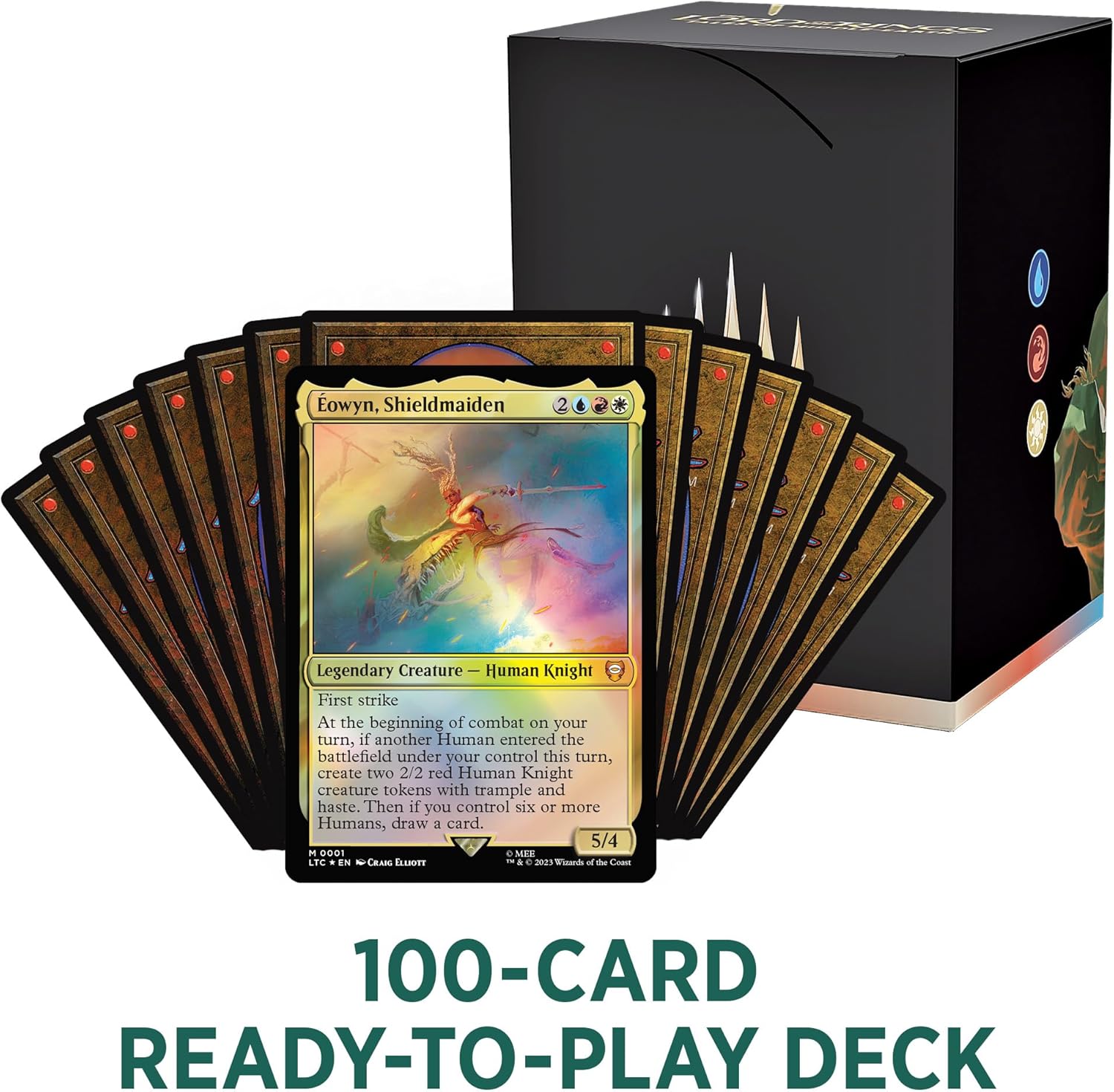 riders of rohan mtg commander deck Magic: The Gathering Lord Of The Rings: Tales Of Middle Earth Deck (Riders Of Rohan) NEW/Factory Sealed Sauron Commander Deck restricted her from clashing with the forces of Mordor Riders of Rohan Commander Precon
